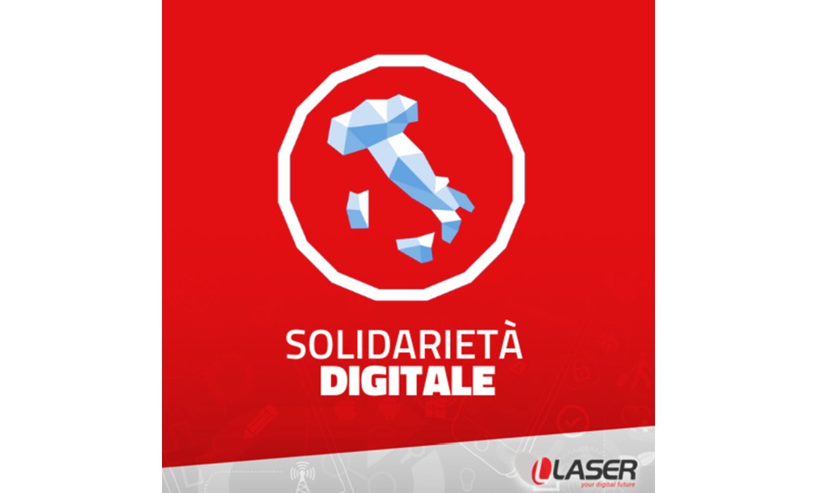 Solidarietà_digitale1 Laser aderisce al progetto “Vicini e Connessi”